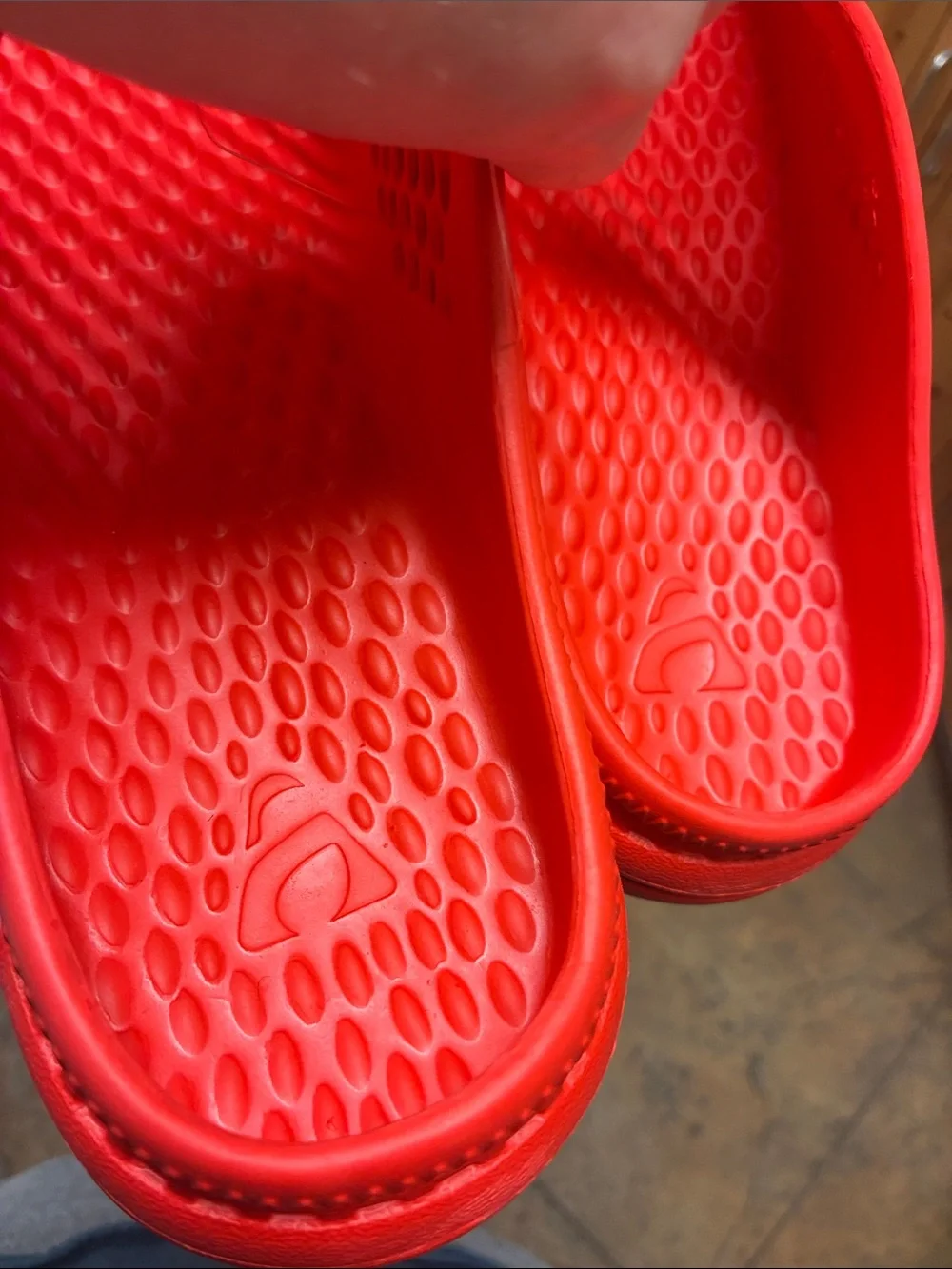 Men's Slip-On Shower Sandals - Bright Red